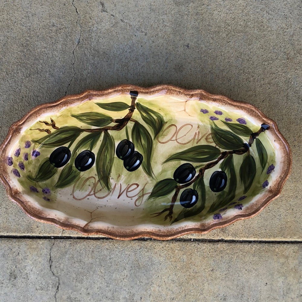 Tuscan style serving tray